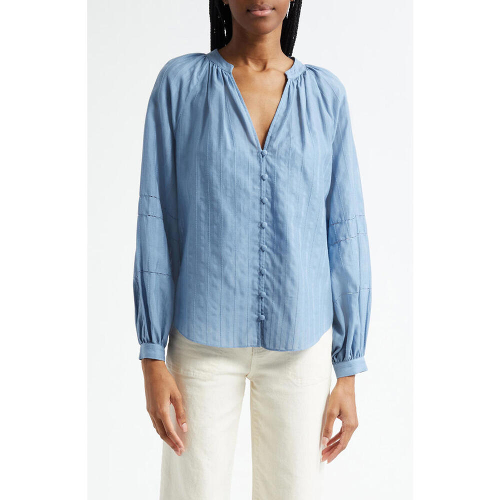 NWT! Veronica Beard Ailani Top in Blue River Size 2